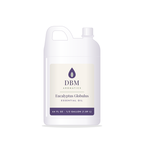 DBM Aromatics Eucalyptus Globulus Essential Oil, 64 fl oz half-gallon jug